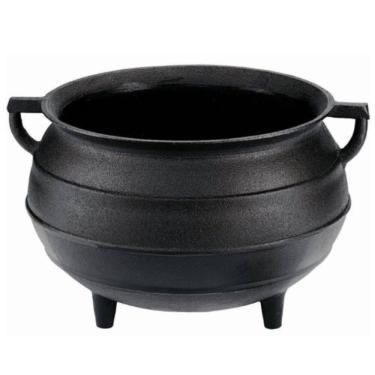 Imagem de Caldeirão Tripé 34 cm 20 L em Ferro Fundido Panela Mineira