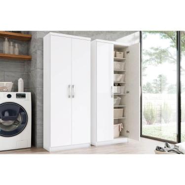 Imagem de Armário Multiuso Sala Margarida C/ 2 Portas Branco - Henn