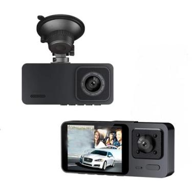 Imagem de Câmera Dash METRICSQUARE frontal e interna 1080P para carro