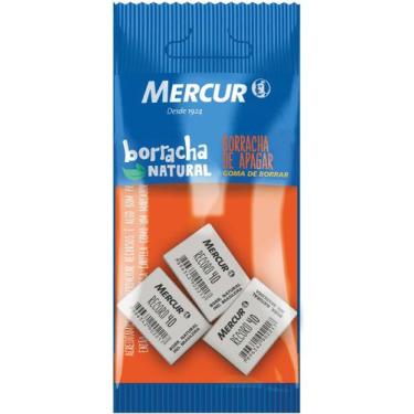Imagem de Embalagem com 3 Borrachas (branca) Mercur