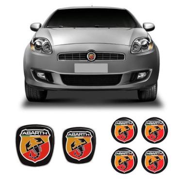Imagem de Kit Emblemas Abarth Fiat Bravo Resinado 2010 Até 2016 - SPORTINOX, Os 