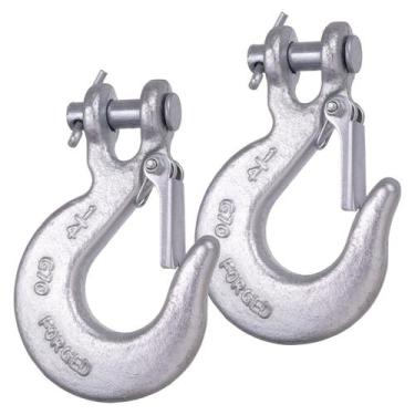 Imagem de Gancho deslizante Clevis WENHUALI 1/4 de polegada de aço forjado grau 