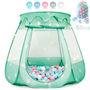 Imagem de Ball Pit Tent Tikolus com 50 bolas, tenda dobrável para 1-3 anos - TIK