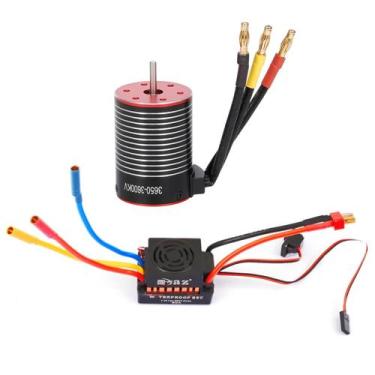 Imagem de Controlador ESC À Prova d'Água Para Motor Brushless RC 1/10 SCX10 Trax