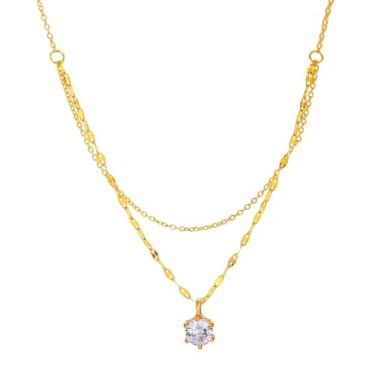 Imagem de JNF Danity Conjunto de colar e brincos de imitação de pérolas para mulheres em camadas de pérolas fofas margaridas gargantilha colares turquesa joia presente, X-Large, Banhado a ouro, Pérola sintética