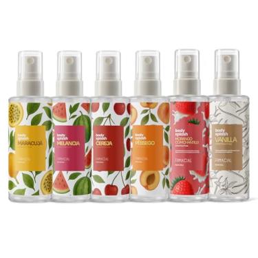 Imagem de Kit Body Splashes by Primacial - Maracujá, Melancia, Cereja, Vanilla, Morango com Chantilly e Pêssego.