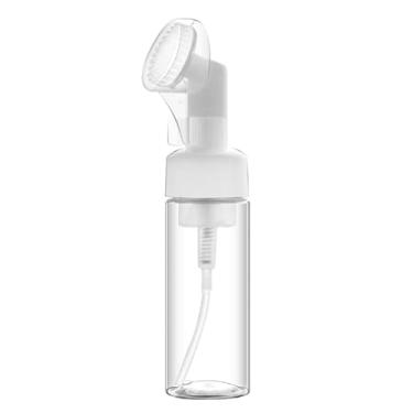 Imagem de Frasco Pump Espumador Com Escova De Silicone Para Limpeza Facial Skin Care 120ml(120ml)