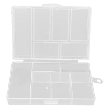 Imagem de ZJchao 6 Grades Organizador de Contas, Organizador de Artesanato, Com Cobertura Clara de Vedação Facilita a Localização do Item Exato Sem Confusão para As Jóias de Contas de Artesanato