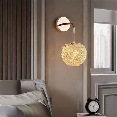 Imagem de Lâmpada De Parede LED Moderna De Cristal Luxo - Decoração De Arte Fashion Para Sala De Estar, Quarto, Villa, Hotel, Escadaria E Corredor (Estilo 38 B D12CM)