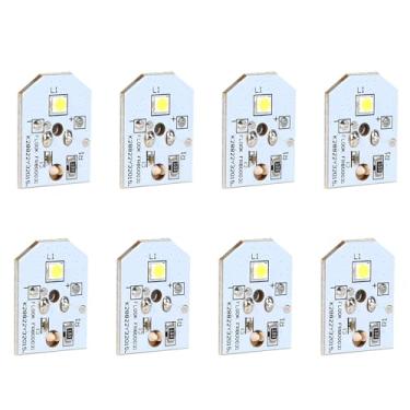 Imagem de 8 Peças Lâmpada LED WR55X11132 WR55X25754 para Geladeira GE, Atualizada Substituição para WR55X30602 WR55X26486 PS4704284 3033142 EAP12172918 AP6261806 PS12172918 AP5646375