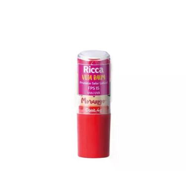 Imagem de Protetor Solar Labial Fps15 Morango Ricca 4G