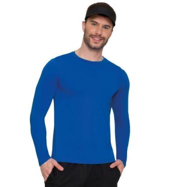 Imagem de Camiseta Blusa Sport De Proteção Solar UV50+ Em Manga Longa Masculina 