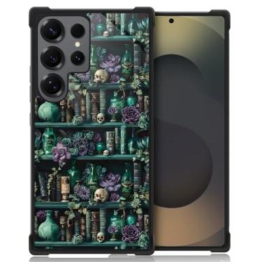 Imagem de DAIZAG Capa para Samsung Galaxy S25 Ultra, amortecedores de quatro cantos, antiderrapante, capa protetora com absorção de choque para meninas e meninos - The Magician's Bookshelf