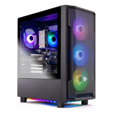 Imagem de Skytech Gaming Shadow Gaming PC, AMD Ryzen 5 7600 3.8GHz, NVIDIA RTX 4060 8GB, SSD NVMe 500GB, 16GB DDR5 RAM 6000, 650W Gold PSU, Wi-Fi, Win 11, Desktop