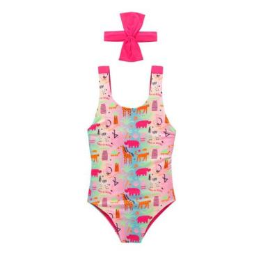 Imagem de Maiô Regata Pingo de Alegria PG13 Infantil Dupla Face Com Acessório Po