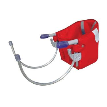 Imagem de Cadeirinha Refeição Mesa Alimentação Dobravel Vermelha