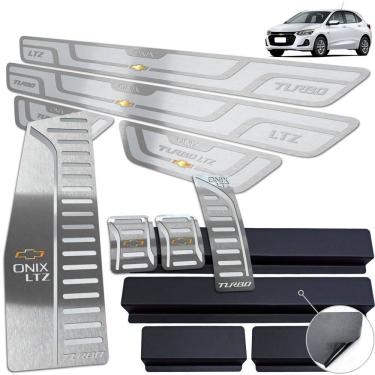 Imagem de Descanso Pedaleira Manual Soleira Prata Onix Turbo LTZ 2020