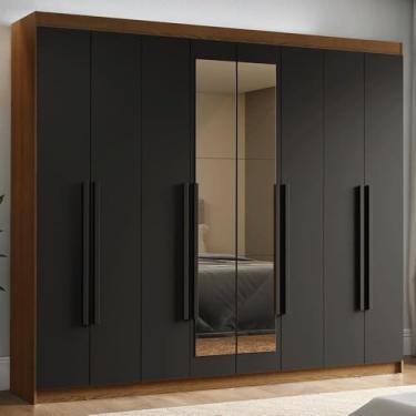 Imagem de Guarda-roupa Casal 8 Portas Batentes com Espelho Venus Madesa R