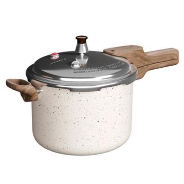 Imagem de Panela de Pressão Antiaderente Indução Presscook 4,2l Mimo Style, Marm