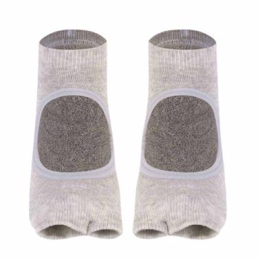 Imagem de Meia Feminina Pilates Antiderrapante Trifil T6015I, Mescla, 34/39