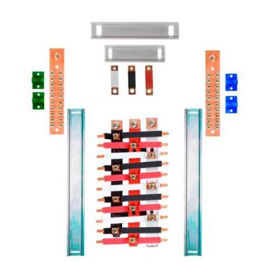 Imagem de Kit Barramento Trifásico 225A para 22 Circuitos com Termo Retrátil - Z