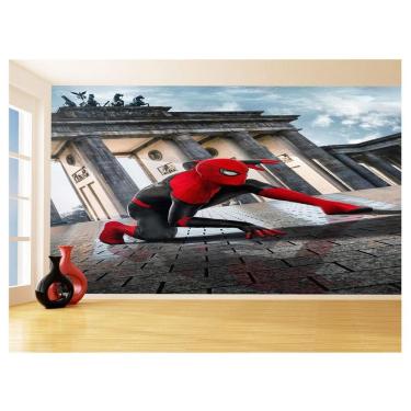 Imagem de Papel De Parede 3D Heróis Homem Aranha Preto 3,5M Nhma294