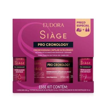 Imagem de Kit Eudora Siàge Pro Cronology Máscara 250g + Potencializador de Nutri