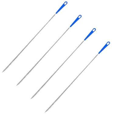 Imagem de YBEATY Escova de limpeza de ralo de pia de 43 cm, coletor de pelos de esgoto doméstico, limpadores de cachimbos, flexível, ferramenta de remoção de entupimentos para banheiro, cozinha, chuveiro