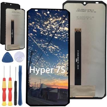Imagem de Yuxyiony Nova tela de substituição para tela LCD Hotwav Hyper 7S e acessórios de ferramentas de substituição.