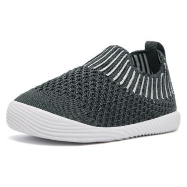 Imagem de Sapatos infantis MORENDL Baby Walking Meias de 18 a 24 meses cinza esc