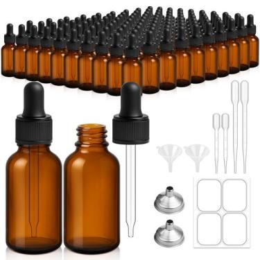 Imagem de Frasco conta-gotas de vidro Bumobum 30mL âmbar para óleos essenciais