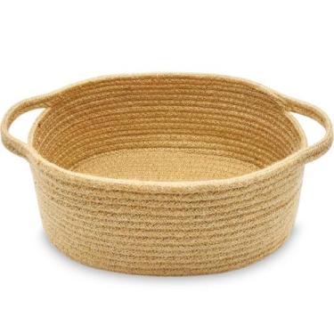 Imagem de Cesta de armazenamento: corda pequena de algodão Benkle 30x20x13 cm - 