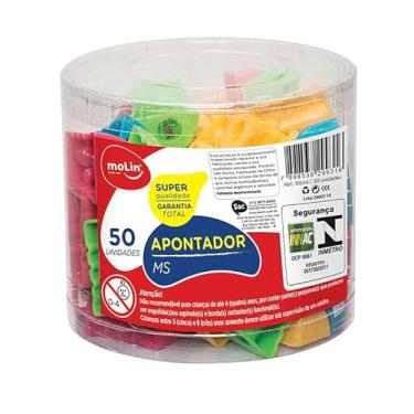 Imagem de Apontador MS Simples - Caixa com 50 Unidades