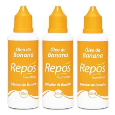 Imagem de Óleo de Banana Repós - Removedor de Esmalte Profissional 60ml | Amaciante de Cutículas | Sem Acetona | Cuidados com Unhas | Produto para Manicure