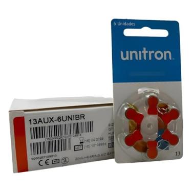 Imagem de Pilhas Bateiras Unitron 13 Para Aparelhos Auditivo - Unitron 13 Pr48 1,45v - 05 Cartelas (30 Und)