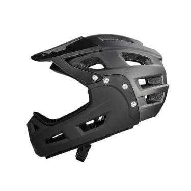Imagem de Generic Capacete de bicicleta adulto leve capacete de ciclismo esportes ao ar livre deslocamento skate bmx snowboard com viseira confortável, Preto Cinza