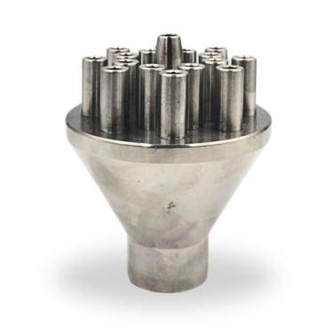 Imagem de Bico para Fontes Chafarizes e Lagos Fixo em Inox Multijatos Rosca Inte