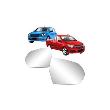 Imagem de Lente de Espelho Retrovisor Direito, Lado Passageiro, para Agile Montana, 2009-2014