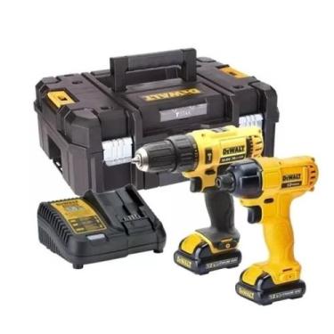 Imagem de Combo Parafusadeira + Chave Impacto 12v Dck202c2t Dewalt Bivolt