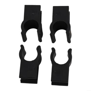 Imagem de 4 peças de acessórios de fivela de mesa de carrinho de vagão de acampamento, clipe de poste de montagem de encaixe para vagões dobráveis de parque de praia carrinho de carroça de mercearia cartão de