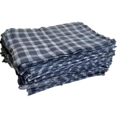 Imagem de Pano De Chão Grande Para Limpeza Xadrez 10 Und Cozinha