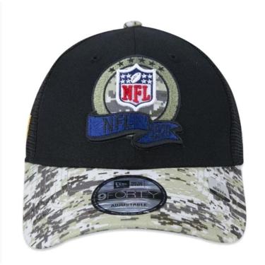 Imagem de BONÉ NEW ERA 940 NFL SALUTE TO SERVICE TRUCKER NFP23BON229 PRETO CAMUFLADO-Masculino