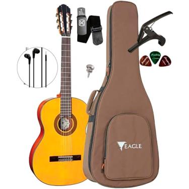 Imagem de Violão Canhoto Eagle Dh69 Acústico Com Bag + Acessórios (STVG)