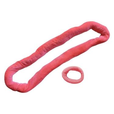 Imagem de KiBcsLic Argola de mão para fitness, equipamento prático e multifuncional com laço circular para treinamento de força e dança, Vermelho Melancia