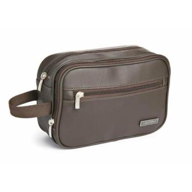 Imagem de Necessaire Vinil Masculina Viccina, Marrom