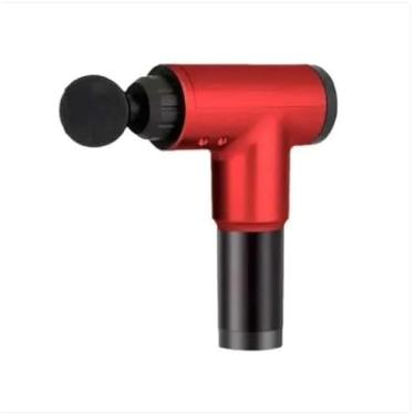 Imagem de Pistola Massageadora Muscular Portátil Recarregável com 4 Bicos | 6 Níveis de Intensidade | Silenciosa e Leve | Alívio e Relaxamento Pós-Treino | Ideal para Academia, Escritório e Casa