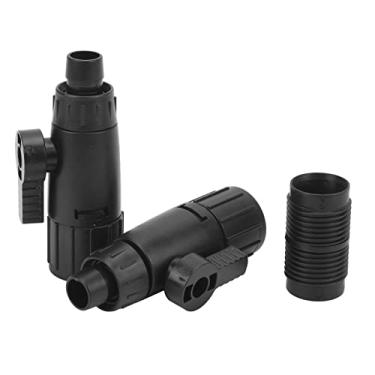 Imagem de AYNEFY Válvula de Mangueira de Aquário, Conector de Liberação Rápida Abs Durável para Tubo de 0.5 Tamanhos, Ideal para Pesca Em Lago de Tartaruga Betta