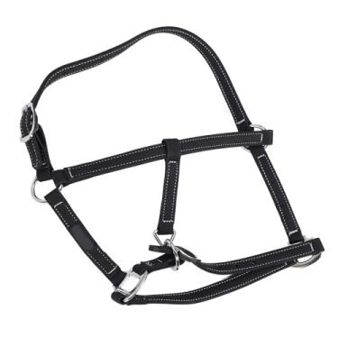 Imagem de RiToEasysports Freio Equestre Ajustável, Freio a Cavalo de Nylon Com Acessório de Chicote de Cabeçote, Substituição Rápida e Fácil, Corda de Tração de Alta Resistência, Ajuste Adequado para (Tamanho
