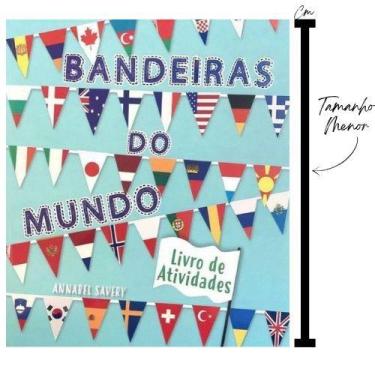 Imagem de Bandeiras do Mundo  Formato Menor  Livro Educativo - Pé da Letra