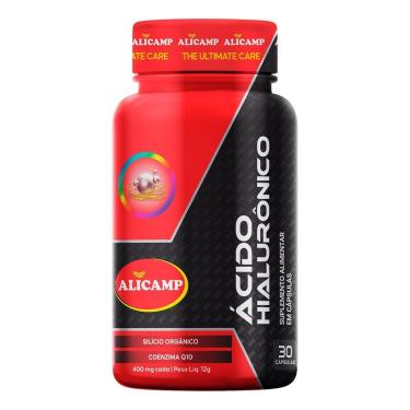 Imagem de ÁCIDO HIALURÔNICO + Q10 + SILÍCIO ALICAMP 30 capsulas-Unissex